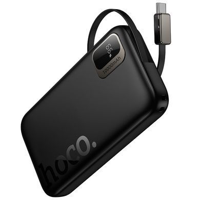 Павербанк 10000 повербанк 10000 з швидкою зарядкою PD20W HOCO Q51 power bank з кабелем Type-C павер банк 10000