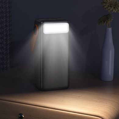 Павербанк 40000mAh с быстрой зарядкой 22.5W и фонарем BOROFONE BJ66 2USB/1Type-C Черный