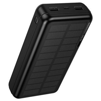 Павербанк 20000 повербанк 20000 HOCO J176A power bank з сонячною панеллю павер банк 20000