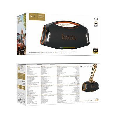 Портативна Bluetooth колонка HOCO HT4 Wave портативна колонка 250Вт колонка з ручкою