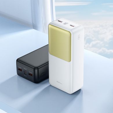 Павербанк повербанк с быстрой зарядкой 22.5W 30000mAh HOCO J136B 2USB/1Type-C, 22.5W+PD20W Черный