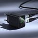 Зарядное устройство с быстрой зарядкой и дисплеем и кабелем C to C 60W HOCO CS84A PD 30W + QC3.0 Type-C + USB