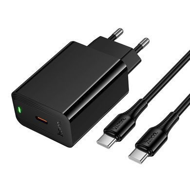 Зарядний пристрій із швидкою зарядкою і кабелем C to C 60W HOCO CS93A PD 20W Type-C