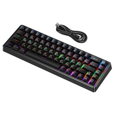 Компактна механічна ігрова клавіатура HOCO GM703 клавіатура з RGB-підсвічування