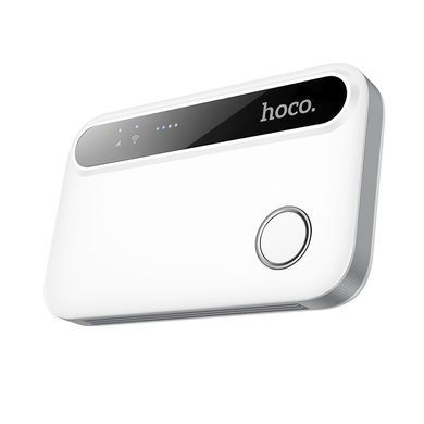 Портативный модем WiFi роутер 4G HOCO HI41 150Mbps, 2100mAh Белый