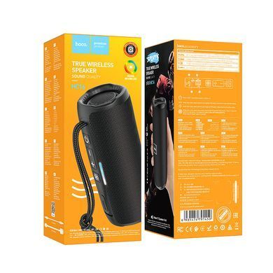 Портативная блютуз колонка HOCO HC16 |AUX, SD-card, Bluetooth, USB, FM-Radio| Черный