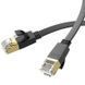 Мережевий кабель для інтернету HOCO US07 General 10м/RJ45/cat-6 Чорний