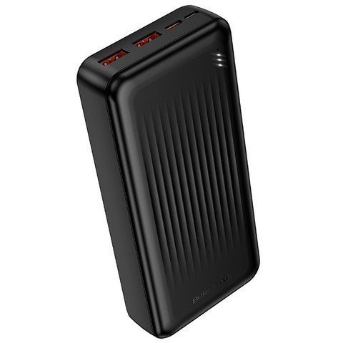 Павербанк 20000мА&middot;ч с быстрой зарядкой 22.5Вт BOROFONE BJ80A 2USB + Type-C Черный