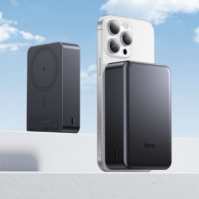 Павербанк 20Вт с зарядкой MagSafe 20000mAh HOCO J160B Type-C Серый