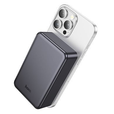 Павербанк 20Вт с зарядкой MagSafe 20000mAh HOCO J160B Type-C Серый