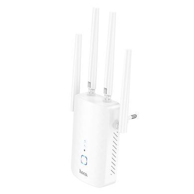Ретранслятор усилитель WiFi сигнала HOCO HI35 3000Mbps Белый