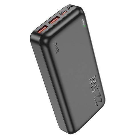 Павербанк повербанк із швидкою зарядкою 20000mAh HOCO J101A 2USB/Type-C, 22.5W Чорний