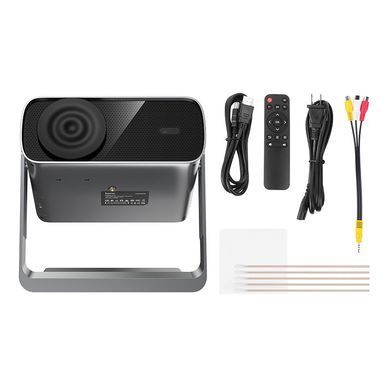 Смарт-проектор HOCO DT5 1080P Android версия с электрической фокусировкой Серый