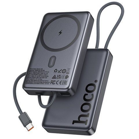 Павербанк 10000mAh HOCO Q44 Сірий
