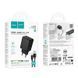 Зарядное устройство с быстрой зарядкой PD30W+QC3.0 и кабелем USB to Type-C HOCO C157A Type-C, USB Черный