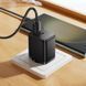 Зарядное устройство с быстрой зарядкой PD30W+QC3.0 и кабелем USB to Type-C HOCO C157A Type-C, USB Черный
