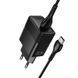 Зарядка з швидкою зарядкою 22.5W зарядний пристрій з кабелем Type-C HOCO CS111A швидка зарядка для телефона