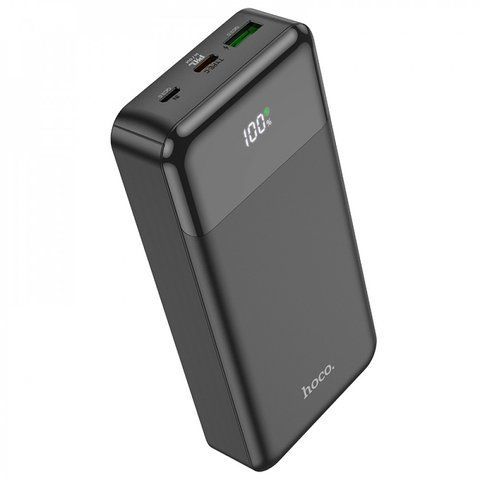 Павербанк повербанк із швидкою зарядкою HOCO J102A Cool figure PD20W+QC3.0 20000mAh USB/Type-C Чорний