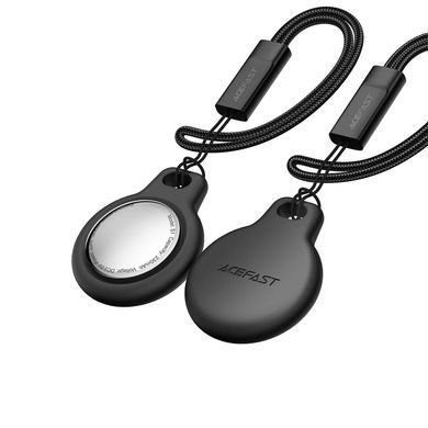Умный брелок для поиска Bluetooth-трекер совместим с Apple ACEFAST S1 Черный