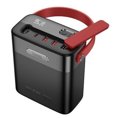 Павербанк зі швидкою зарядкою 22.5W 80000mAh HOCO J143 2Type-C, 3USB Чорний