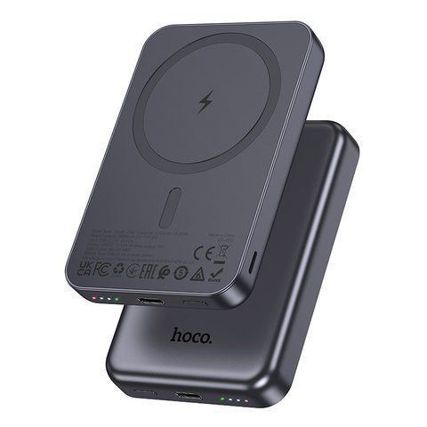 Павербанк з безпровідною зарядкою 5000mAh HOCO J160 Type-C Сірий