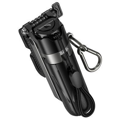 Портативная мини-стойка трипод для смартфона со штативом и Bluetooth-пультом HOCO K27 Magic Черный