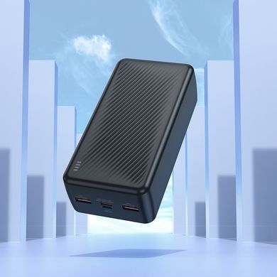 Павербанк повербанк 30000mAh зі швидкою зарядкою 22.5W BOROFONE BJ56B 2USB, 1Type-C Чорний