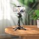 Портативная мини-стойка трипод для смартфона со штативом и Bluetooth-пультом HOCO K27 Magic Черный