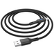 Кабель 1.2м для зарядки телефона планшета MicroUSB Android Hoco U79 120см 2.4A Черный