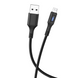Кабель 1.2м для зарядки телефона планшета MicroUSB Android Hoco U79 120см 2.4A Черный