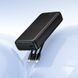 Павербанк 20000mAh со встроенными кабелями BOROFONE BJ79A 1USB Черный