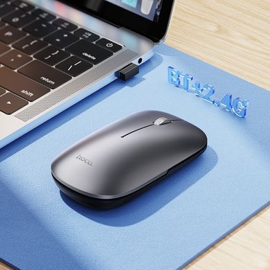 Беспроводная мышка HOCO GM43 подключения 2.4G, DPI1600 Серый