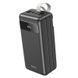 Павербанк повербанк 60000mAh із швидкою зарядкою HOCO J86B + Ліхтарик 4USB, 22.5W, QC/PD Чорний