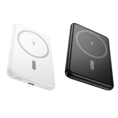 Павербанк с быстрой 20W и беспроводной зарядкой MagSafe 5000mAh HOCO J140A 1Type-C Черный