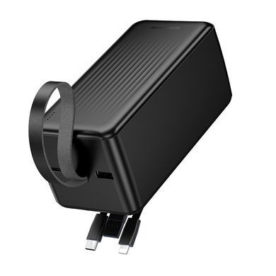 Павербанк 50000mAh со встроенными кабелями BOROFONE BJ79C 1USB Черный