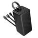 Павербанк 50000mAh со встроенными кабелями BOROFONE BJ79C 1USB Черный