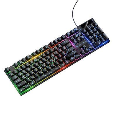 Ігрова клавіатура HOCO GM701 дротова клавіатура з rgb підсвіткою мембранна клавіатура комп'ютерна клавіатура