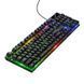 Ігрова клавіатура HOCO GM701 дротова клавіатура з rgb підсвіткою мембранна клавіатура комп'ютерна клавіатура