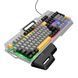 Игровая клавиатура HOCO GM702 проводная клавиатура с rgb подсветкой клавиатура с подставкой для запястий полноразмерная клавиатура