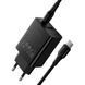 Зарядное устройство с быстрой зарядкой PD20W+QC3.0 и кабелем Type-C to Type-C HOCO CS94A 1USB, 1Type-C Черный