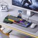 Игровая клавиатура HOCO GM702 проводная клавиатура с rgb подсветкой клавиатура с подставкой для запястий полноразмерная клавиатура