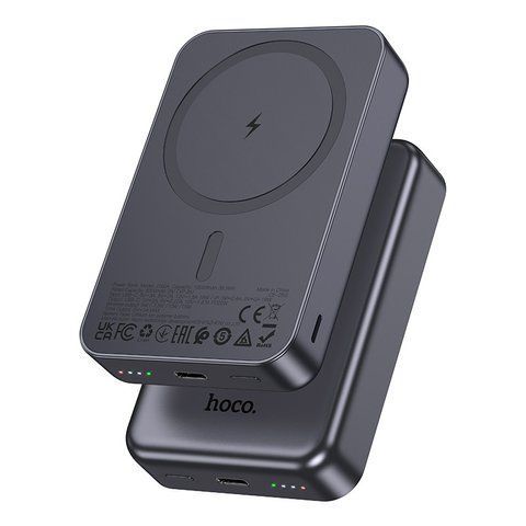 Павербанк 20Вт с зарядкой MagSafe 10000mAh HOCO J160A Type-C Серый