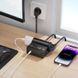 Удлинитель сетевой переноски 1.5м на 2 розетки + 1USB + 3Type-C HOCO AC34 PD70W, EU,GER Черный