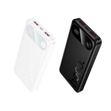 Повербанк павербанк з швидкою зарядкою PD20W HOCO J154 Victorious 10000mAh 2USB + Type-C 22.5W Чорний