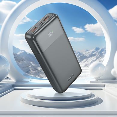 Павербанк PowerBank с быстрой зарядкой 22.5W 20000mAh HOCO J121A 2USB/1Type-C, 22.5W+PD20W Черный