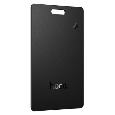 Трекер в формате карточки для поиска кошелька, вещей HOCO E102 100mAh Черный, Чорний