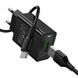 Зарядное устройство с быстрой зарядкой QC3.0 и кабелем USB to Type-C HOCO CS92A 1USB Черный