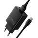 Зарядное устройство с быстрой зарядкой QC3.0 и кабелем USB to Type-C HOCO CS92A 1USB Черный