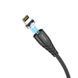 Кабель магнитный Lightning Apple Iphone HOCO X63 100см, 2.4A Черный