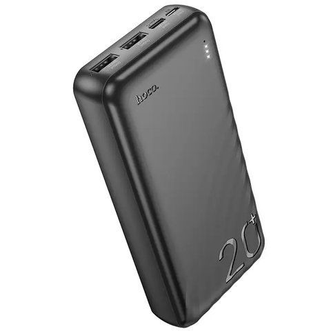 Павербанк PowerBank 20000mAh HOCO J123A 2USB Чорний